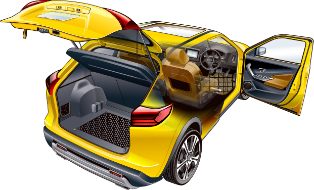 ภาพประกอบชิ้นส่วนรถยนต์